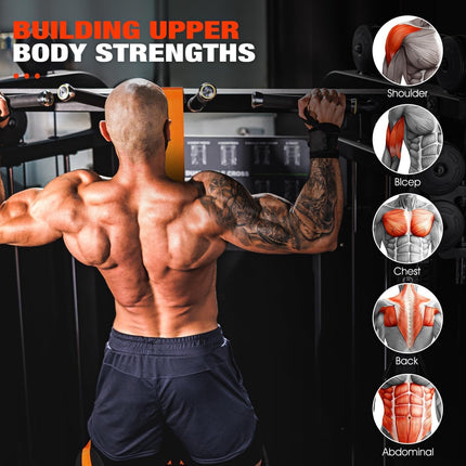 Resistance Bands for Pull Ups, Pull Up Assist Band with Double Foot Support – image 4