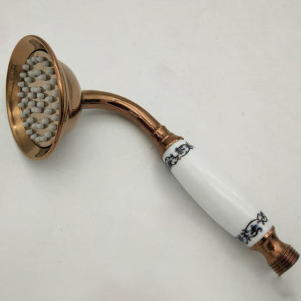 Handheld Shower Head with Hose Option, Gold Shower Head Metal – image 36