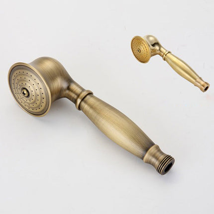 Handheld Shower Head with Hose Option, Gold Shower Head Metal – image 32