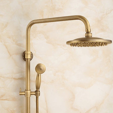 Handheld Shower Head with Hose Option, Gold Shower Head Metal – image 10