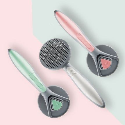 Pet Hair Removal Comb with Floating Design for Gentle Grooming | Effective Hair Removal & Cat Massage