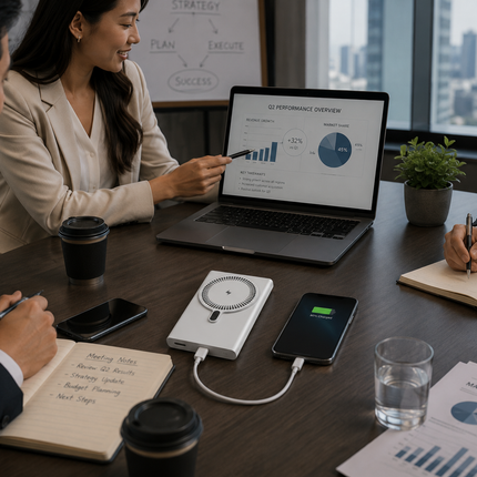 Vepine Portable Charger | Magnetic Best Power Bank with Inductive Fast Charging | Best Portable Power Bank for iPhone, Samsung & Android