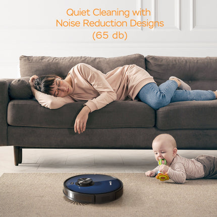 Robot Vacuum Cleaner with LiDAR Navigation & 2700 PA Suction | Efficient Cleaning for Homes with Pets