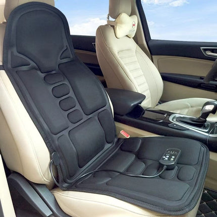 Office Seat Cushion with Heated Back Massager, Chair Massager with Vibration, Car Seat Massager for Home