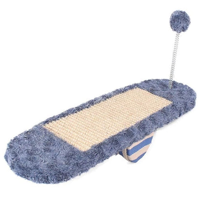 Royal Blue Seesaw Cat Toy with Sturdy Base & Interactive Ball | Engaging Playtime for Cats and Kittens