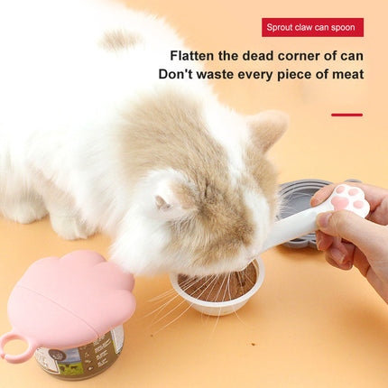Multifunction Pet Canned Spoon & Jar Opener with Unique Design | Easy Feeding for Maximum Food Retrieval