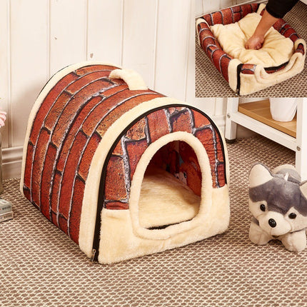 Washable Pet Nest with Detachable Design | Portable and Versatile Bed for Comfortable Pet Sleep