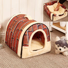 Washable Pet Nest with Detachable Design | Portable and Versatile Bed for Comfortable Pet Sleep
