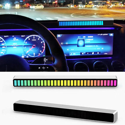 RGB Ambient Sound Control Light for Cars with High-Sensitivity Microphone | Voice-Activated Color Changing for Enhanced Interior Style
