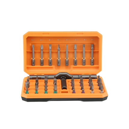 Ratchet Screwdriver Set 24 in 1, Magnetic Screwdriver with 24 Bits, Multi Bit Screwdriver, Hand Tools for Home Repair