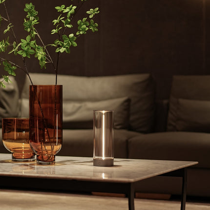 Cordless LED Lamp with Collapsible Lighting String | Touch-Sensitive Control for Dynamic Ambiance