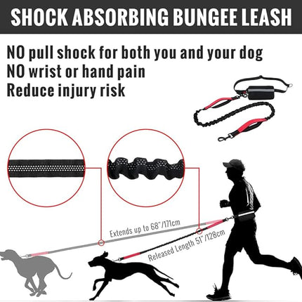 Hands Free Dog Leash, Bungee Dog Leash for Running and Walking – image 10