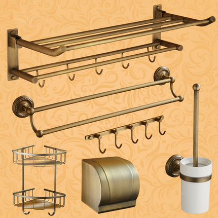 Brass Bathroom Accessories, Towel Hook – image 16