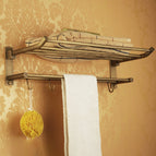 Foldable towel rack (20