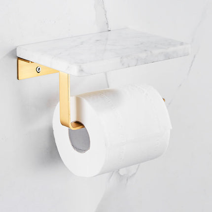 Brushed Brass Bathroom Accessory, Towel Holder Wall Mounted – image 31