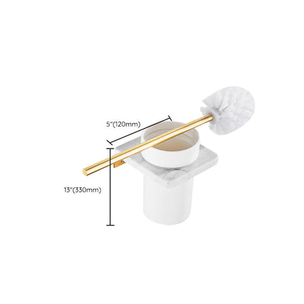 Brushed Brass Bathroom Accessory, Double Towel Bar – image 21