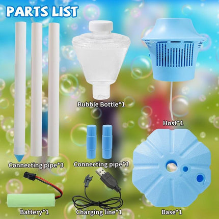 Bubble Machine for Kids, Automatic Bubble Maker with Adjustable Stand – image 12