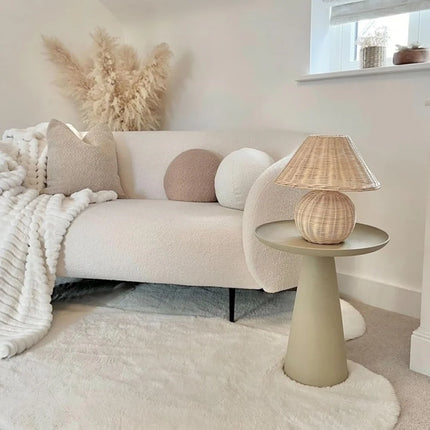 Bamboo Table Lamp with Minimalist Design | Eco-Friendly Lighting for Serene Home Decor