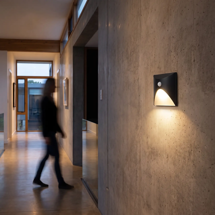 Porch Light with Motion Sensor, LED Outdoor Wall Light