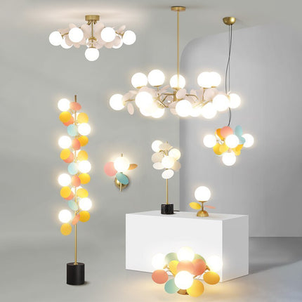 LED Ceiling Light Fixture, Acrylic Glass Hanging Light for Bedroom and Entryway – image 13