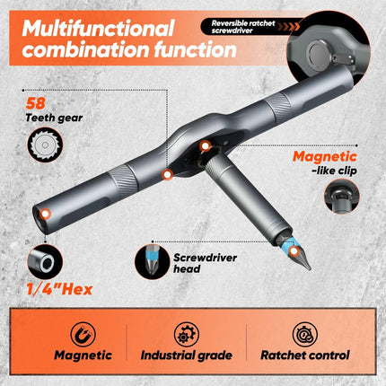 Ratchet Screwdriver Set 24 in 1, Multi Bit Screwdriver – image 17