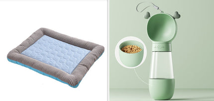 Pet Cooling Pad with High-Tech Cool Silk Fabric | Comfortable Mat for Dogs and Cats to Beat the Heat