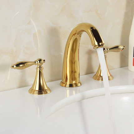 Widespread Bathroom Faucet with 2 Lever Handles, Bathroom Sink Faucet with Aerator – image 18