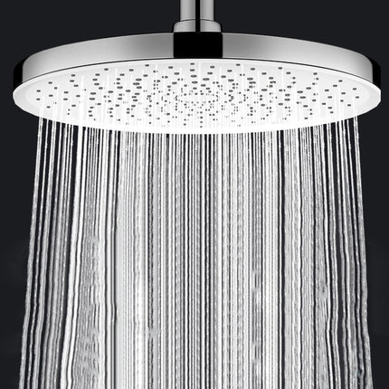 Shower Heads, Fixed Shower Head High Flow, Water Saving Wall Mount Shower Head Replacement with Air Injection
