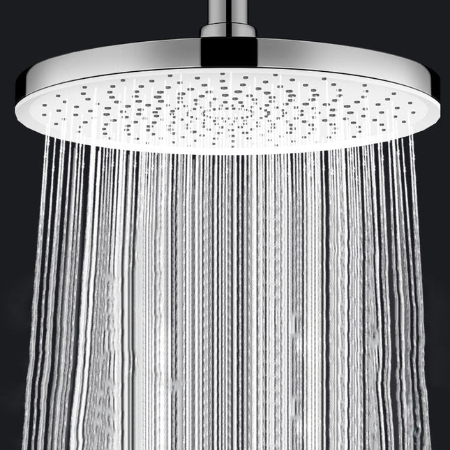 Shower Heads, Fixed Shower Head High Flow, Water Saving Wall Mount Shower Head Replacement with Air Injection