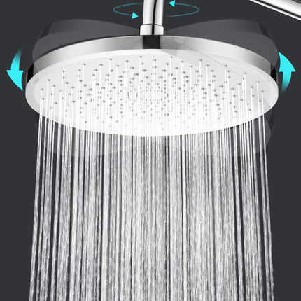 Fixed Shower Head High Flow, Water Saving Wall Mount Shower Head Replacement with Air Injection – image 6