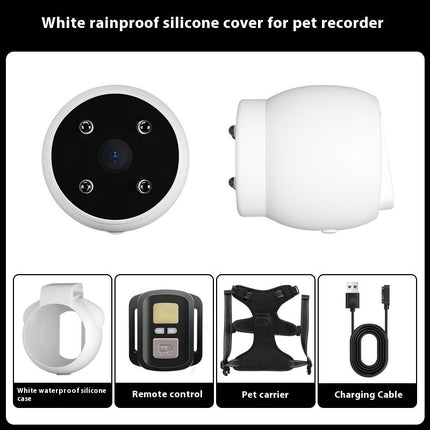 Pet Tracker Collar with 170° Ultra-Wide Camera | Real-Time GPS Monitoring for Dogs and Cats