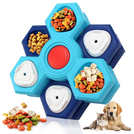 4-Layer Slow Feeder Puzzle Dog Bowl with Non-Slip Design | Interactive Feeding for Healthy Digestion and IQ Training