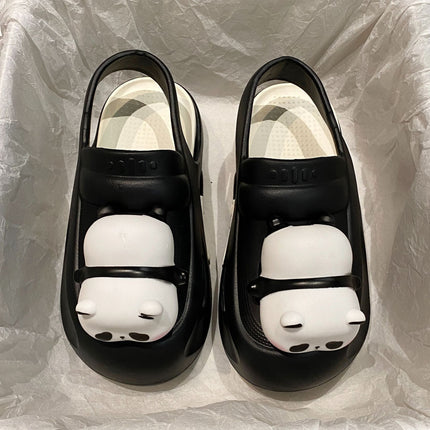 Cartoon Panda Lamp Slippers for Women with Non-Slip Sole | Stylish and Comfortable Indoor-Outdoor Footwear