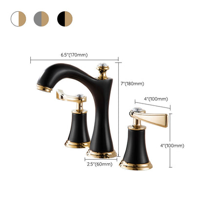 Bathroom Faucets, Centerset Bathroom Sink Faucet with 2 Handles – image 8