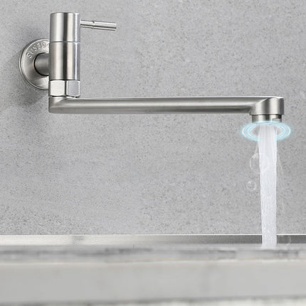 Pot Filler Faucet, Wall Mount Faucet with Swivel Spout – image 14