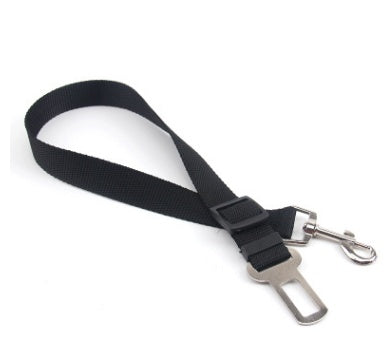 Durable Polyester Dog Leash with Fixed Strap for Safety | Adjustable Length for Comfortable Car Rides