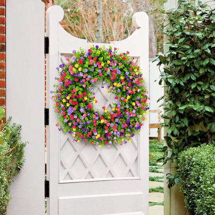 Front Door Wreath for Spring and Summer, Wall Decor and Housewarming Gift – image 4