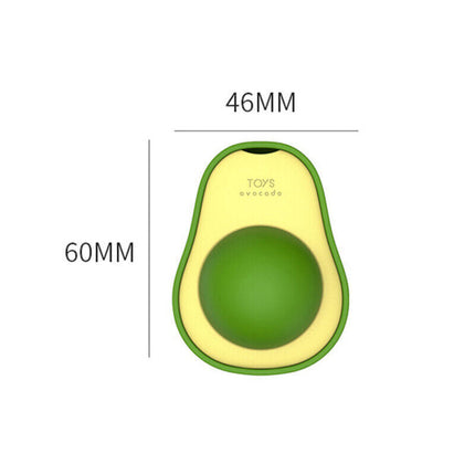Avocado Catnip Wall Toy with 360-Degree Silvervine Ball | Engaging Teeth Cleaning Fun for Cats