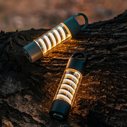 Portable Rechargeable LED Camping Light with Adjustable Tripod | Versatile Outdoor Lighting for Camping and Hiking