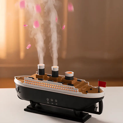 Titanic Humidifier with Ultrasonic Technology & Remote Control | Elegant Air Quality Booster for Health and Relaxation
