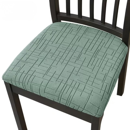 Chair Covers for Dining Room, Cross Pattern Stretch Chair Covers – image 15