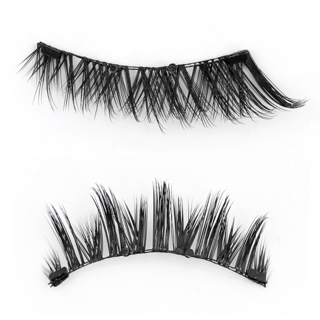 Magnetic Eyelashes, Reusable Magnetic Lashes with Tweezers Applicator