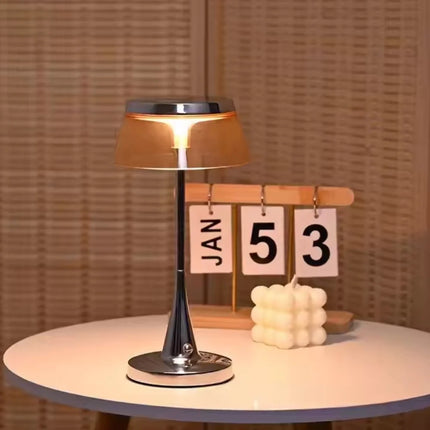 Modern Table Lamp with Adjustable Brightness | Cordless Acrylic Lighting for Versatile Home Decor