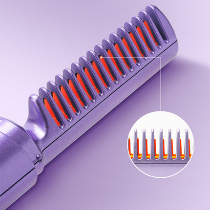 Cordless Hair Straightener Comb, Electric Hot Comb for Beard – image 6