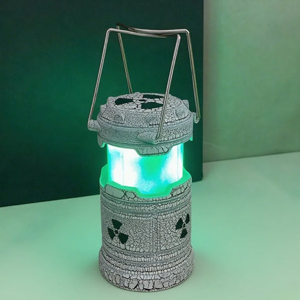 Radioactive Lantern with Immersive Hazard Design | Portable Sci-Fi Decor for Gaming and Streaming Spaces