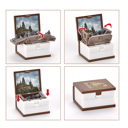 Mini Pop Up Book Keychain, Key Ring for Backpack – image 6
