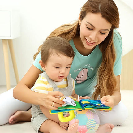 Baby Books, Soft Cloth Book Baby Toys with 3D Animals – image 20