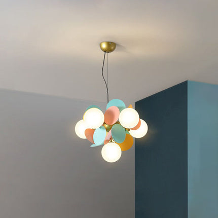 LED Ceiling Light Fixture, Acrylic Glass Hanging Light for Bedroom and Entryway – image 19