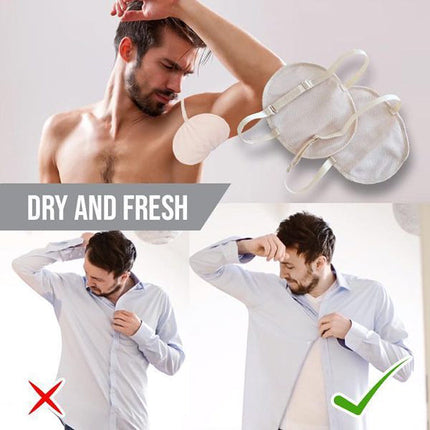 Armpit Sweat Pads, Washable Underarm Perspiration Pads with Adjustable Straps – image 6