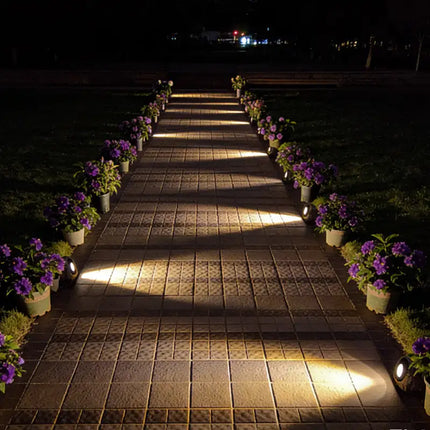 Solar Powered Garden Spotlight with Natural Stone Design | Wireless Illumination for Outdoor Ambiance